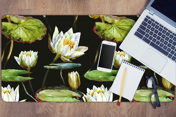 Alfombrilla para escritorio Flores de lotos