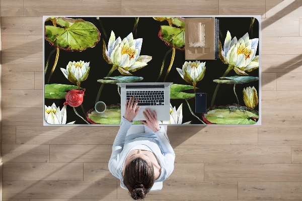 Alfombrilla para escritorio Flores de lotos