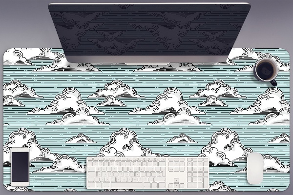 Alfombrilla escritorio Dibujo de nubes