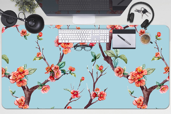 Alfombrilla escritorio Un árbol floreciente