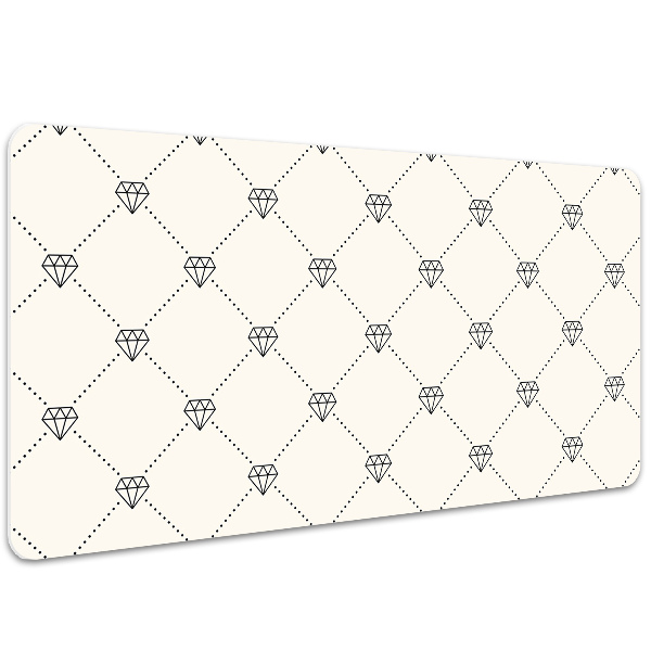 Protector de escritorio Patrón en diamantes