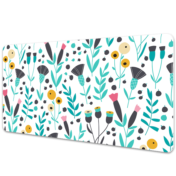 Alfombrilla escritorio Flores escandinavas