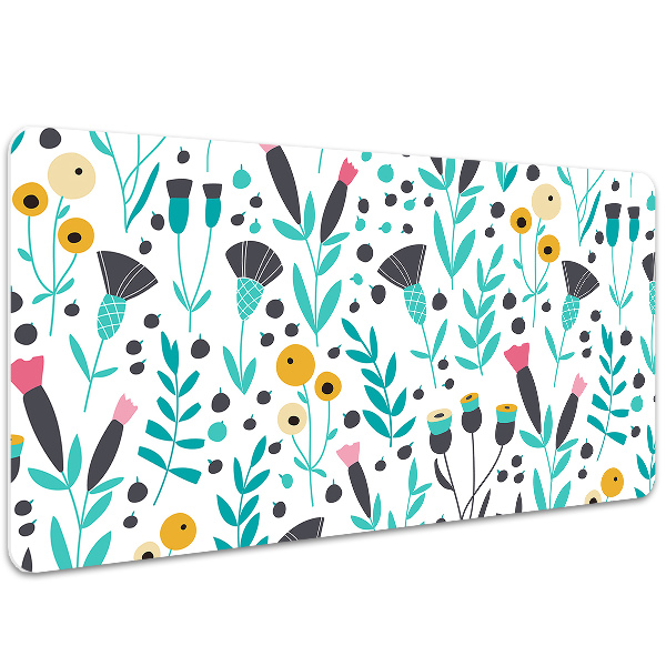 Alfombrilla escritorio Flores escandinavas