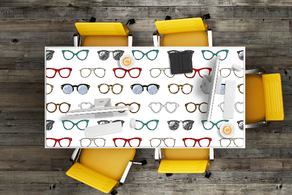 Alfombrilla escritorio Gafas retro