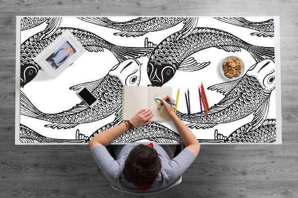 Alfombrilla escritorio Pez koi