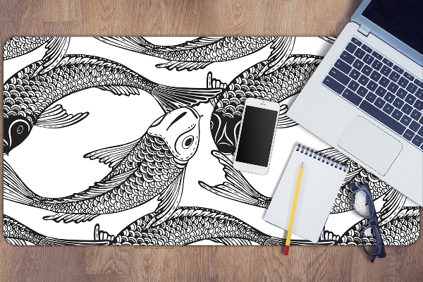 Alfombrilla escritorio Pez koi