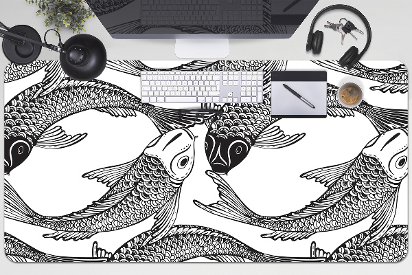Alfombrilla escritorio Pez koi