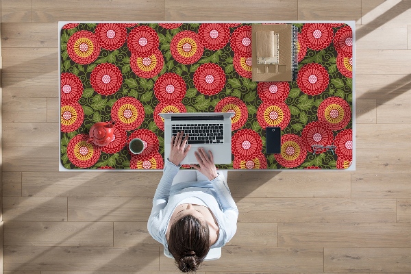 Alfombrilla para escritorio Flores geométricas