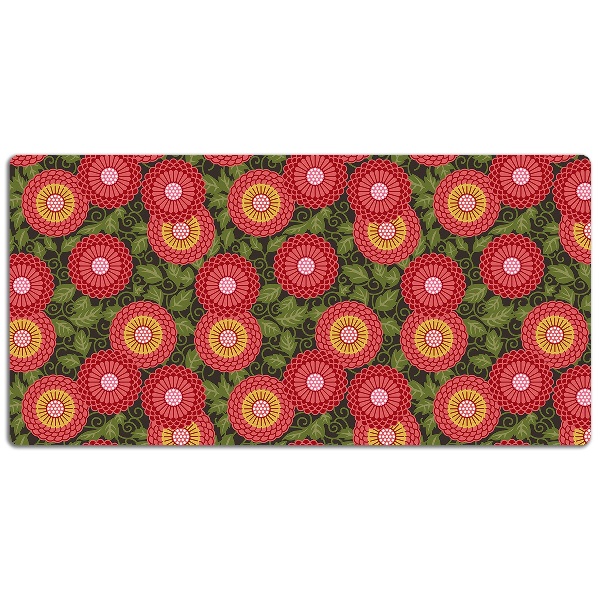 Alfombrilla para escritorio Flores geométricas