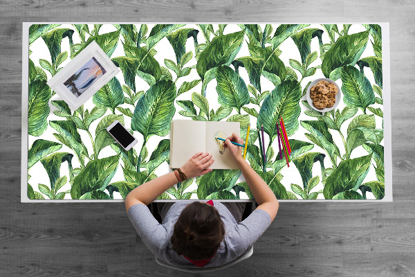 Alfombrilla escritorio Hojas tropicales