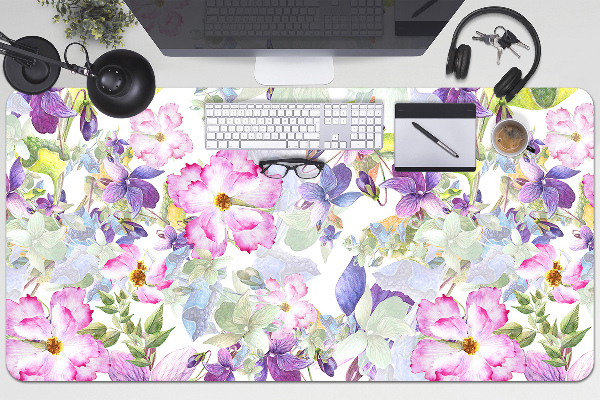 Protector de escritorio Flores moradas