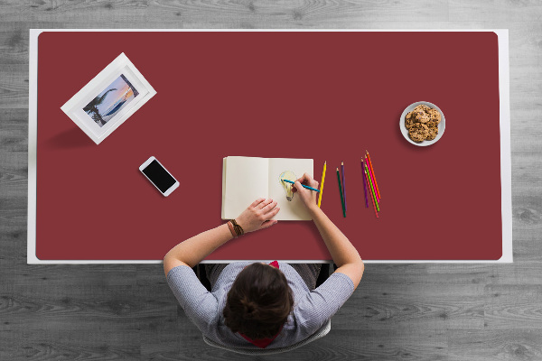 Alfombrilla para escritorio Rojo púrpura