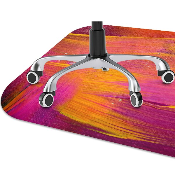 Alfombra para silla de escritorio Pintar en lienzo