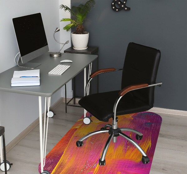 Alfombra para silla de escritorio Pintar en lienzo