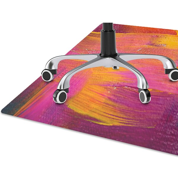 Alfombra para silla de escritorio Pintar en lienzo