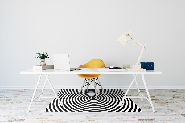 Alfombra para silla de escritorio Espiral