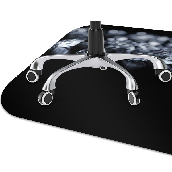 Alfombra para silla de escritorio Diamantes