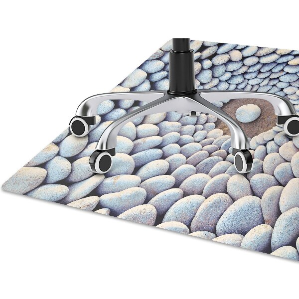 Alfombra para silla de escritorio Un círculo de piedras