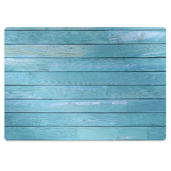 Alfombrilla para silla de escritorio Tablas azules