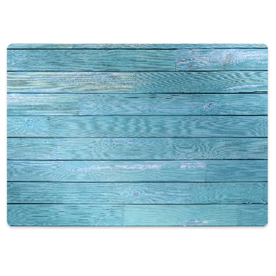 Alfombrilla para silla de escritorio Tablas azules