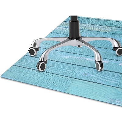 Alfombrilla para silla de escritorio Tablas azules