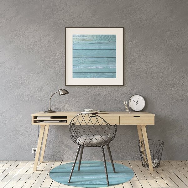 Alfombrilla para silla de escritorio Tablas azules