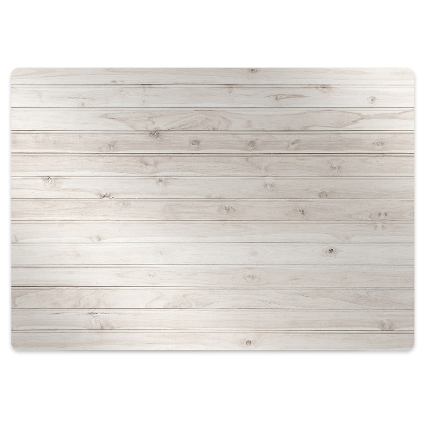 Alfombra silla ordenador Tablas blancas