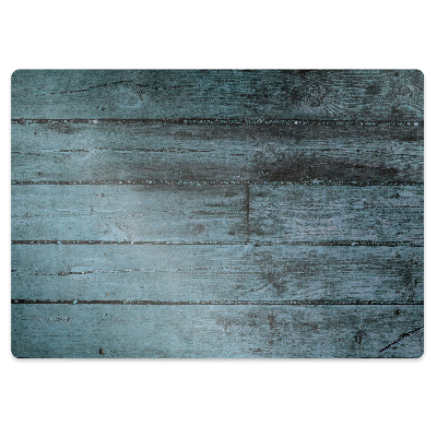 Alfombra silla ordenador Tablas azules