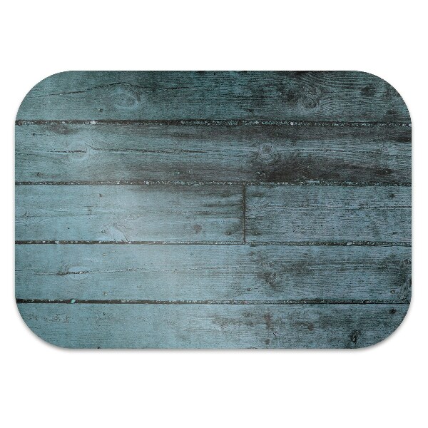 Alfombra silla ordenador Tablas azules