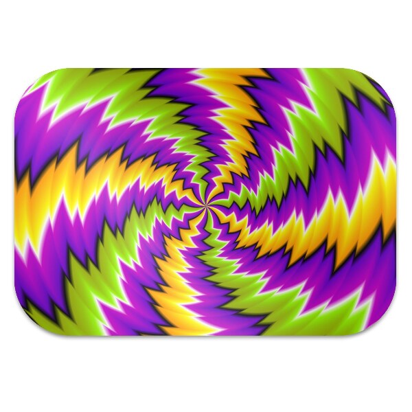 Alfombra silla escritorio Abstracción vórtice