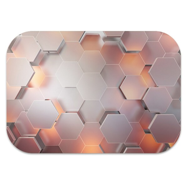 Alfombrilla para silla de escritorio Abstracción de hexes