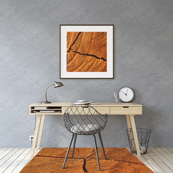 Alfombra para silla de escritorio Tronco de arbol