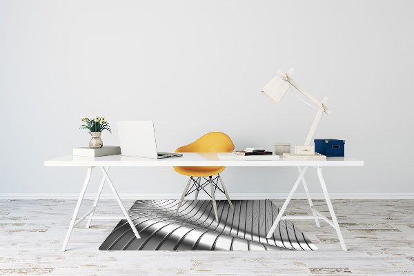 Alfombra para silla de escritorio Metálico