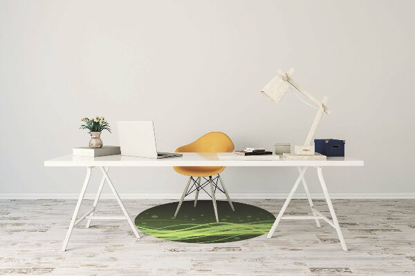 Alfombra para silla de escritorio Rayas verdes