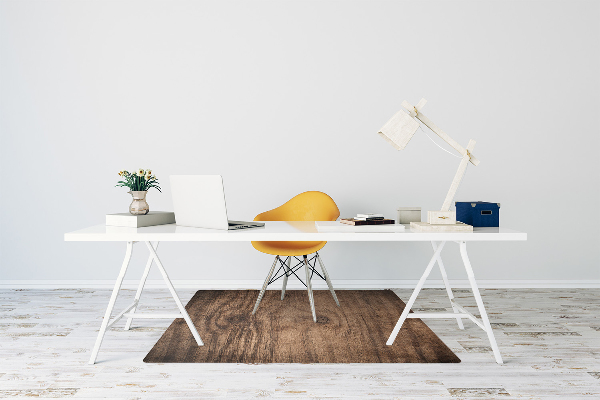 Alfombra para silla de escritorio Madera vieja