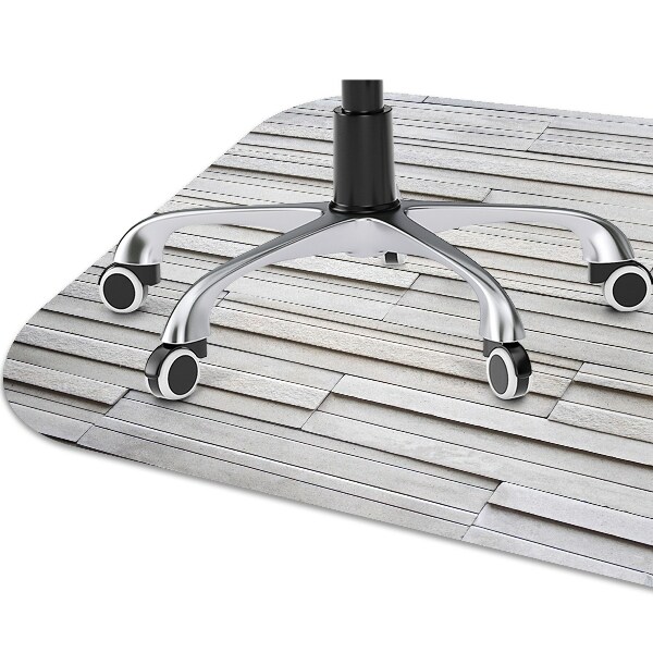 Alfombra silla ordenador Tablas blancas