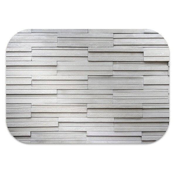 Alfombra silla ordenador Tablas blancas
