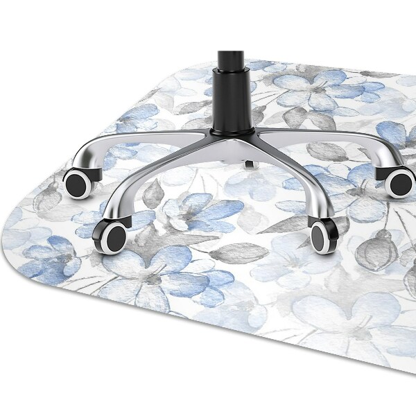 Alfombra para silla de escritorio Flores
