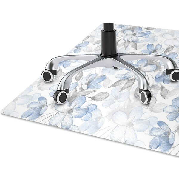 Alfombra para silla de escritorio Flores