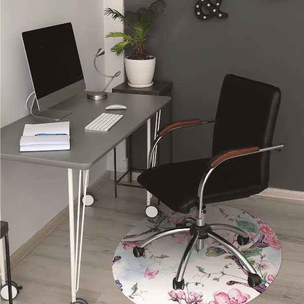 Alfombra para silla de escritorio Árbol de albaricoque