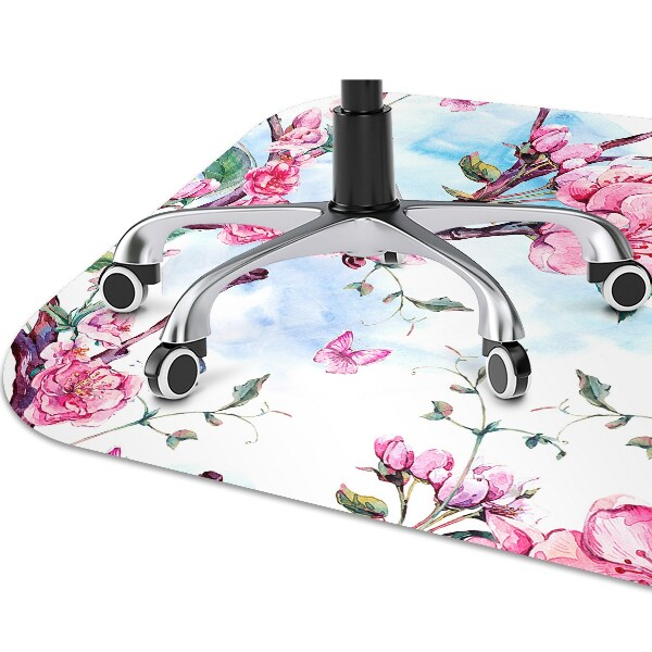 Alfombra para silla de escritorio Árbol de albaricoque
