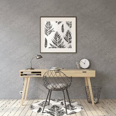 Alfombra para silla de escritorio Impresiones de helecho