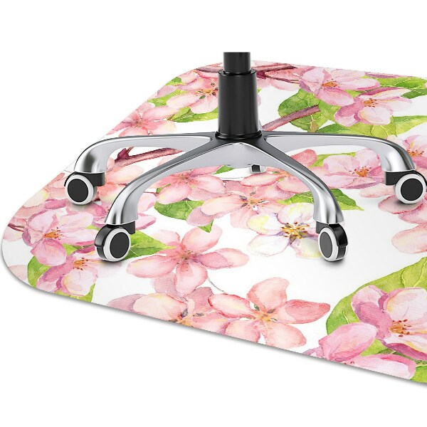 Alfombra para silla de escritorio Flores de cerezo