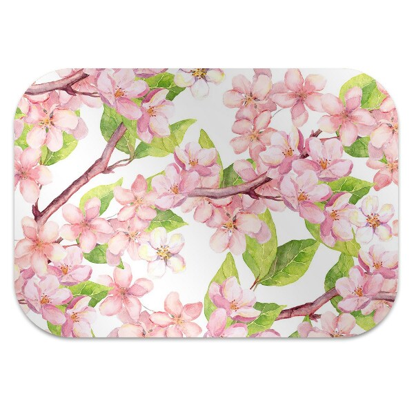 Alfombra para silla de escritorio Flores de cerezo