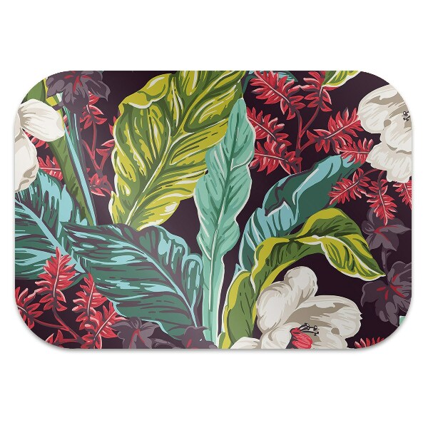 Alfombra silla ordenador Floral