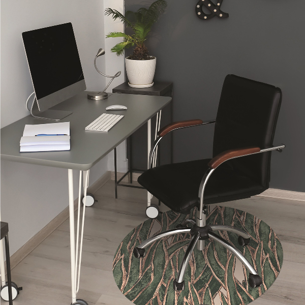 Alfombrilla para silla de escritorio Arbustos