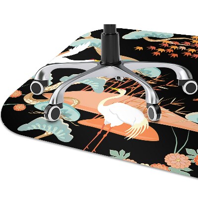 Alfombra silla ordenador Sombreros pintados