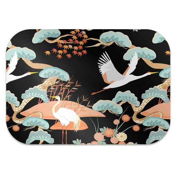 Alfombra silla ordenador Sombreros pintados