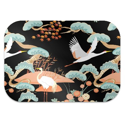 Alfombra silla ordenador Sombreros pintados