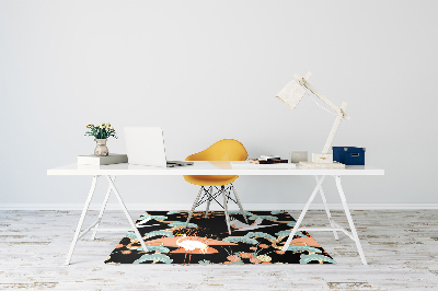 Alfombra silla ordenador Sombreros pintados